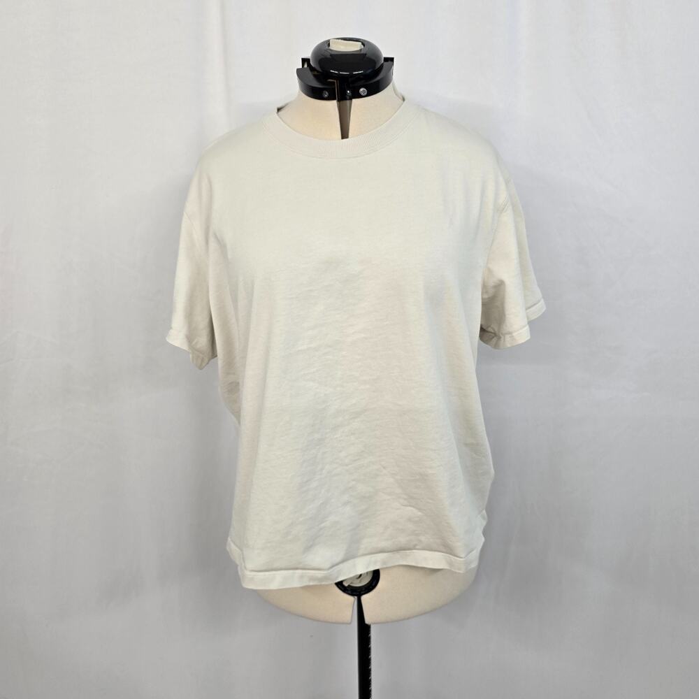 Lululemon Athletica Short Sleeve Tee Women's 14 Beige Cream